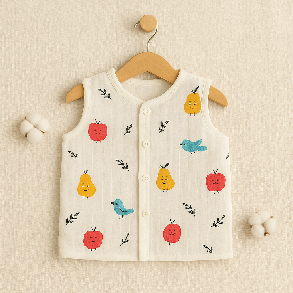 Muslin Jabla (Button)