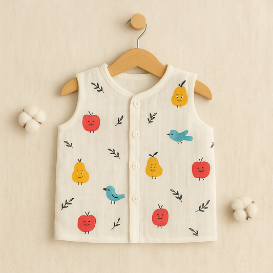 Muslin Jabla (Button)