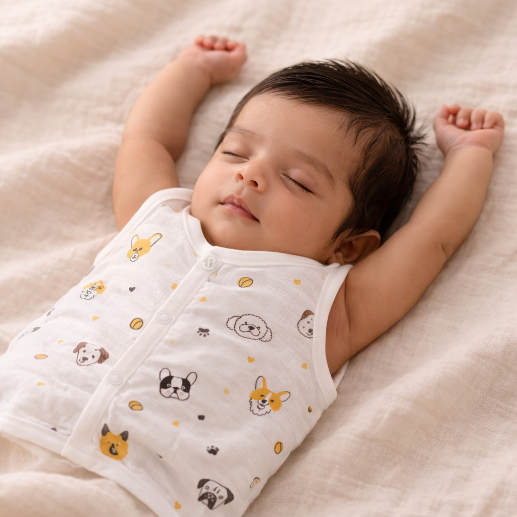 Muslin Jabla (Button)