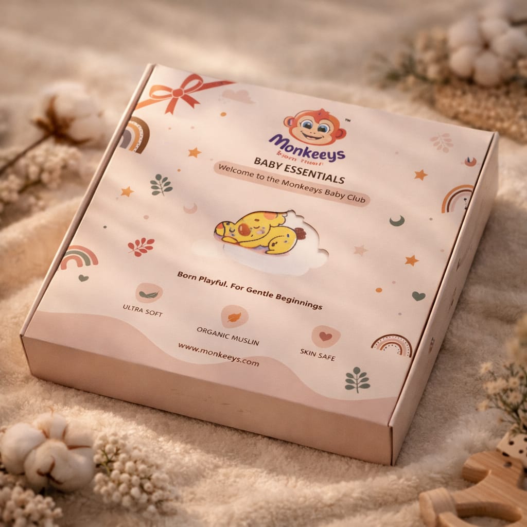 Monkeeys - FirstHug Newborn Essential Kit Box